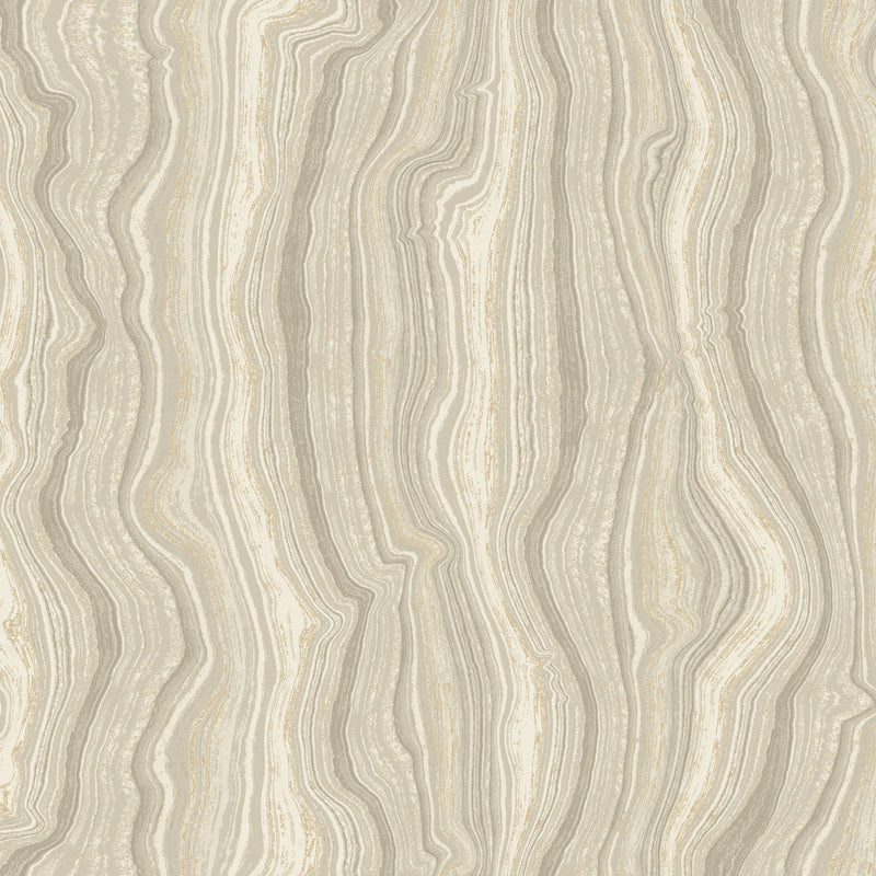 Candice Olson Mineral Shimmer Warm Neutral & Pearl Decadence Wallpaper by York Wallcoverings