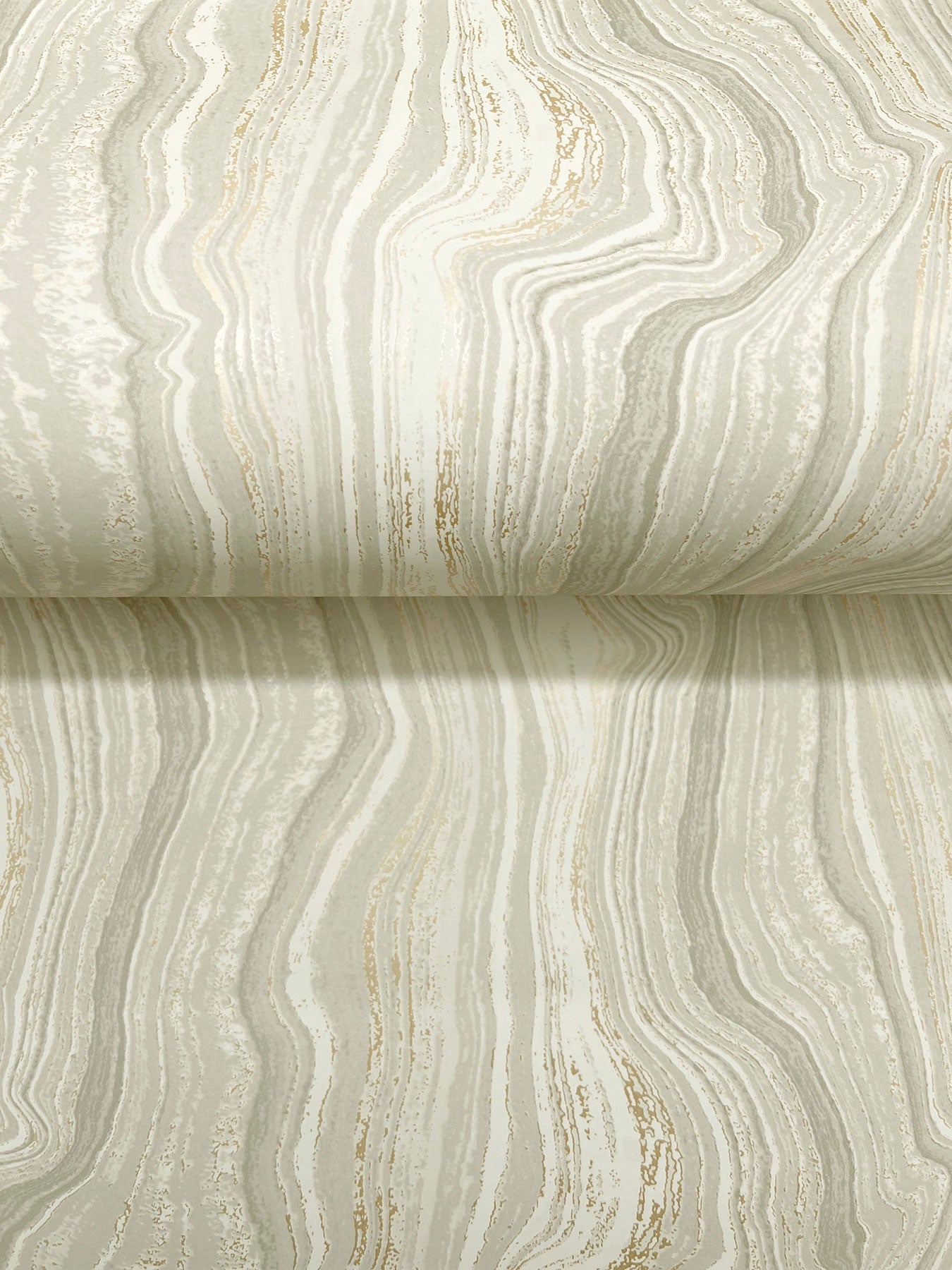 Candice Olson Mineral Shimmer Warm Neutral & Pearl Decadence Wallpaper by York Wallcoverings