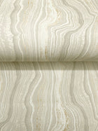 Candice Olson Mineral Shimmer Warm Neutral & Pearl Decadence Wallpaper by York Wallcoverings