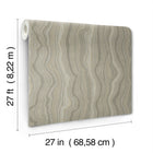 Candice Olson Mineral Shimmer Taupe & Pearl Decadence Wallpaper by York Wallcoverings