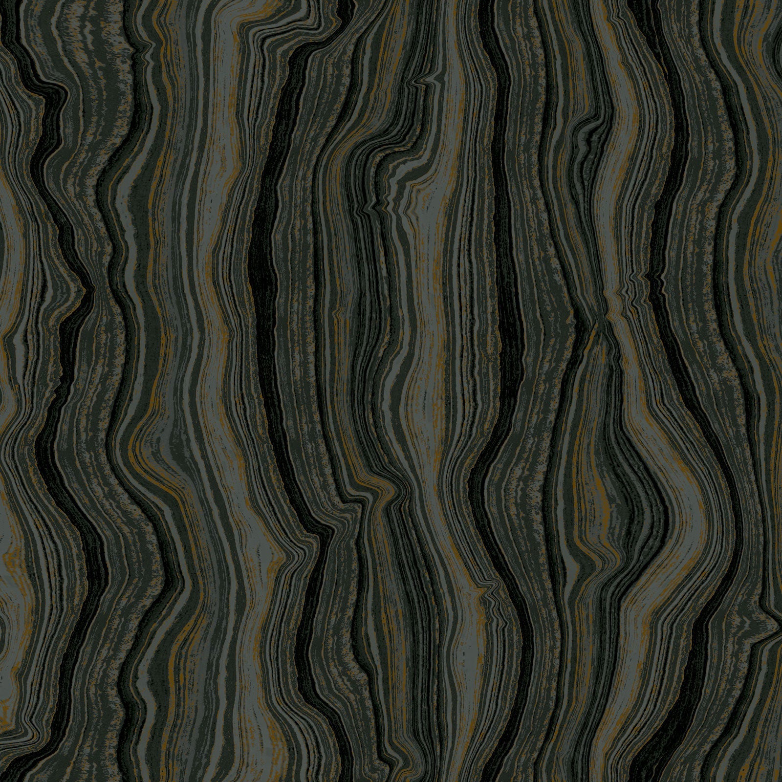 Candice Olson Mineral Shimmer Black & Gold Decadence Wallpaper by York Wallcoverings