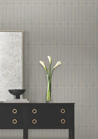 Candice Olson Terrace Taupe Decadence Wallpaper by York Wallcoverings