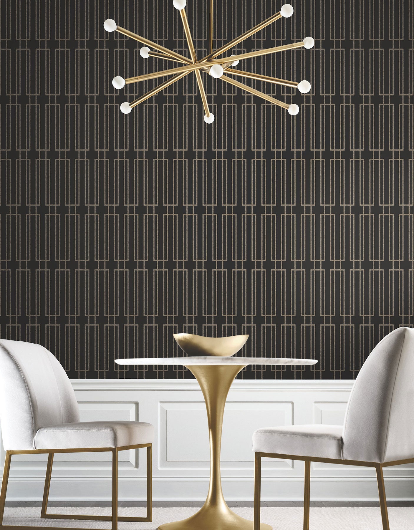 Candice Olson Terrace Black Decadence Wallpaper by York Wallcoverings