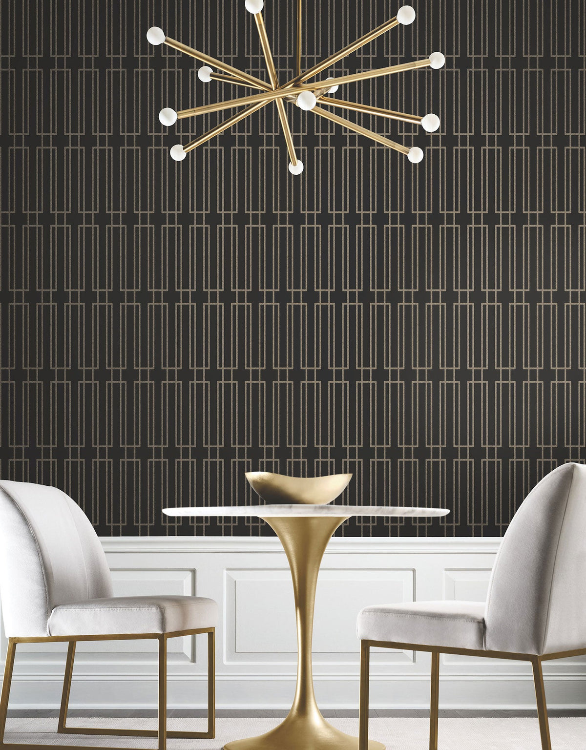 Candice Olson Terrace Black Decadence Wallpaper by York Wallcoverings