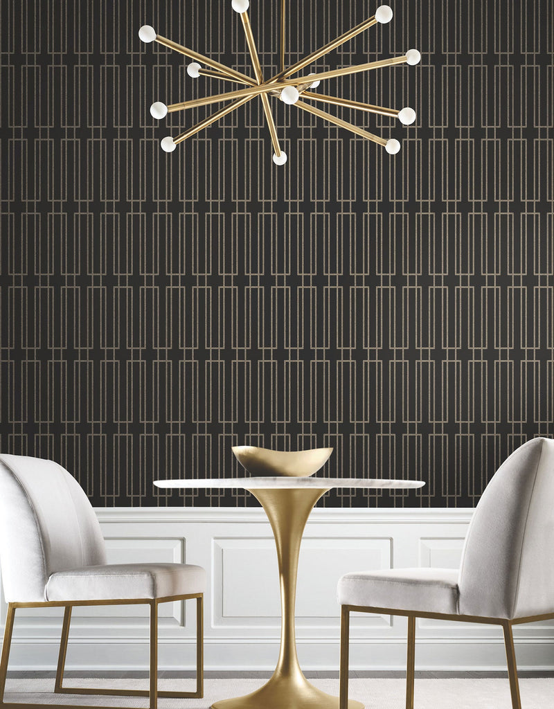 Candice Olson Terrace Black Decadence Wallpaper by York Wallcoverings