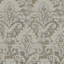 Candice Olson Velvet Crush Damask Taupe & Gold Decadence Wallpaper by York Wallcoverings