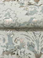 Candice Olson Velvet Crush Damask Taupe & Gold Decadence Wallpaper by York Wallcoverings