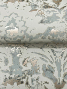 Candice Olson Velvet Crush Damask Taupe & Gold Decadence Wallpaper by York Wallcoverings