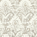 Candice Olson Velvet Crush Damask Soft Neutral & Pearl Decadence Wallpaper by York Wallcoverings