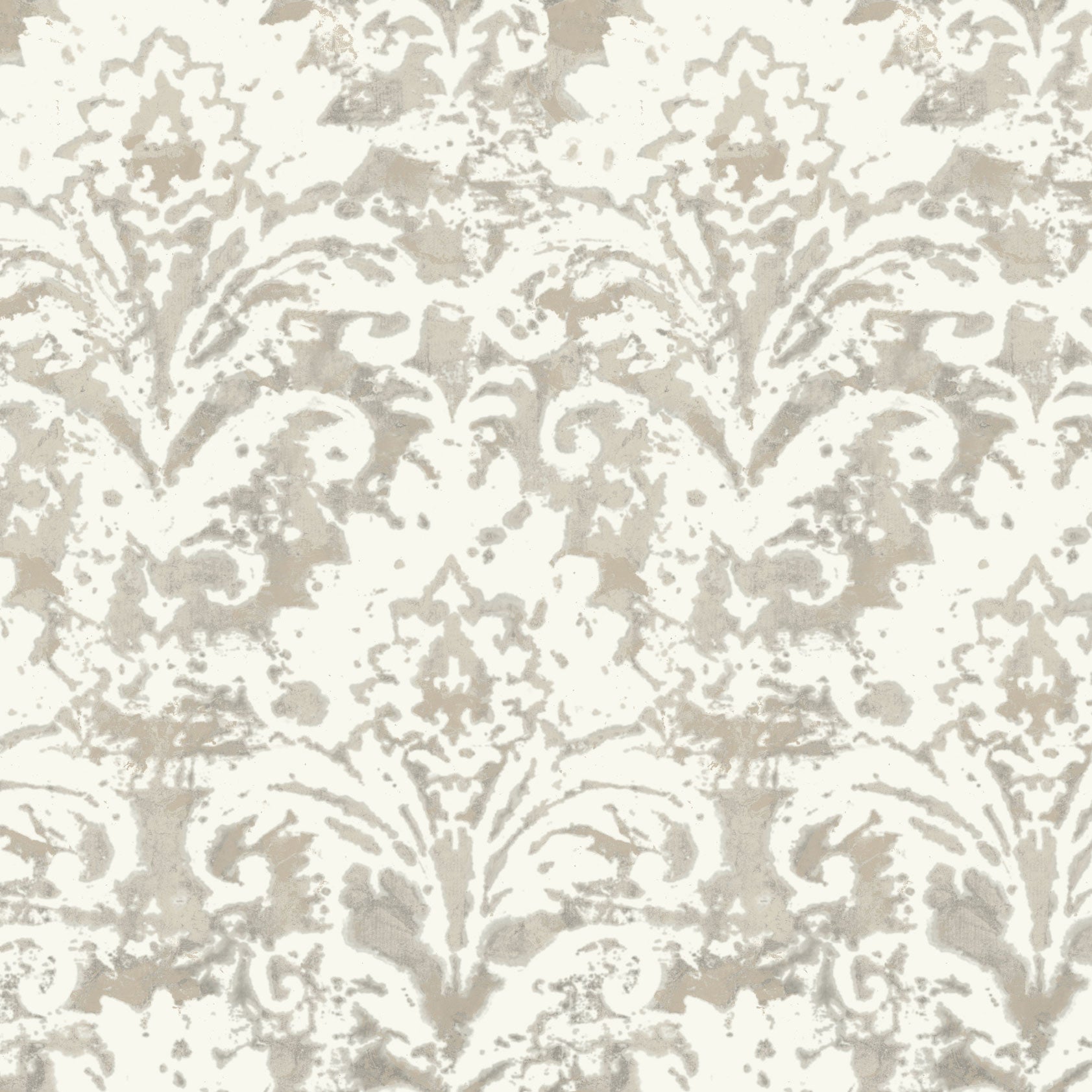 Candice Olson Velvet Crush Damask Soft Neutral & Pearl Decadence Wallpaper by York Wallcoverings