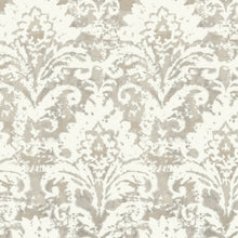Candice Olson Velvet Crush Damask Soft Neutral & Pearl Decadence Wallpaper by York Wallcoverings