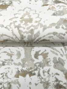 Candice Olson Velvet Crush Damask Soft Neutral & Pearl Decadence Wallpaper by York Wallcoverings