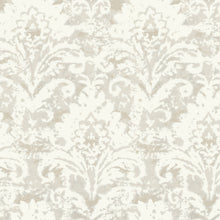 Candice Olson Velvet Crush Damask Cream & Pearl Decadence Wallpaper by York Wallcoverings