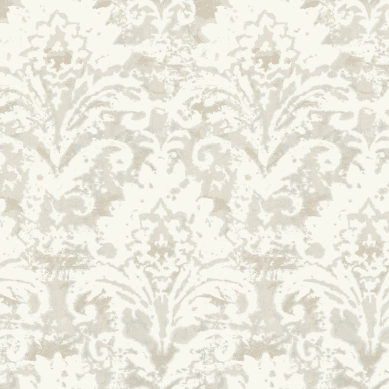 Candice Olson Velvet Crush Damask Cream & Pearl Decadence Wallpaper by York Wallcoverings