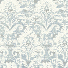 Candice Olson Velvet Crush Damask Blue & Pearl Decadence Wallpaper by York Wallcoverings
