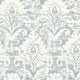Candice Olson Velvet Crush Damask Blue & Pearl Decadence Wallpaper by York Wallcoverings