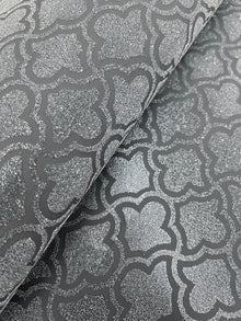 Candice Olson Uptown Glam Charcoal Decadence Wallpaper by York Wallcoverings