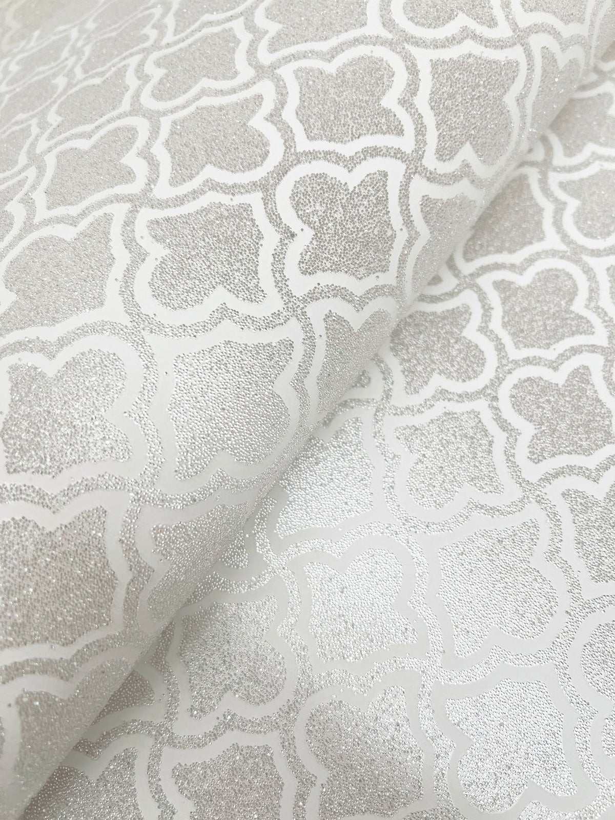 Candice Olson Uptown Glam White Decadence Wallpaper by York Wallcoverings