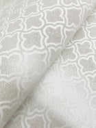 Candice Olson Uptown Glam White Decadence Wallpaper by York Wallcoverings