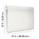 Candice Olson Uptown Glam White Decadence Wallpaper by York Wallcoverings