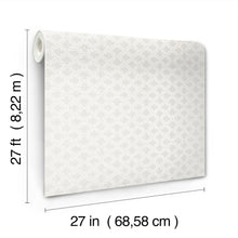 Candice Olson Uptown Glam White Decadence Wallpaper by York Wallcoverings
