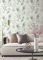 Candice Olson Spring Whispers Jade Decadence Wallpaper by York Wallcoverings