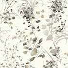 Candice Olson Spring Whispers Charcoal Decadence Wallpaper by York Wallcoverings