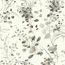 Candice Olson Spring Whispers Charcoal Decadence Wallpaper by York Wallcoverings