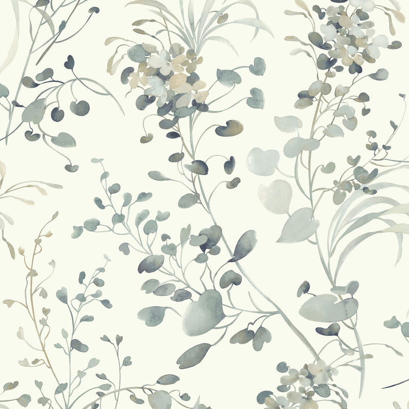 Candice Olson Spring Whispers Moss Decadence Wallpaper by York Wallcoverings