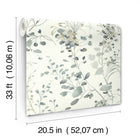 Candice Olson Spring Whispers Moss Decadence Wallpaper by York Wallcoverings