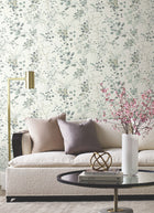Candice Olson Spring Whispers Moss Decadence Wallpaper by York Wallcoverings