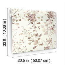 Candice Olson Spring Whispers Soft Blush Decadence Wallpaper by York Wallcoverings