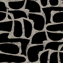 Candice Olson Craftsman Geometric Black Decadence Wallpaper by York Wallcoverings
