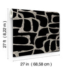 Candice Olson Craftsman Geometric Black Decadence Wallpaper by York Wallcoverings