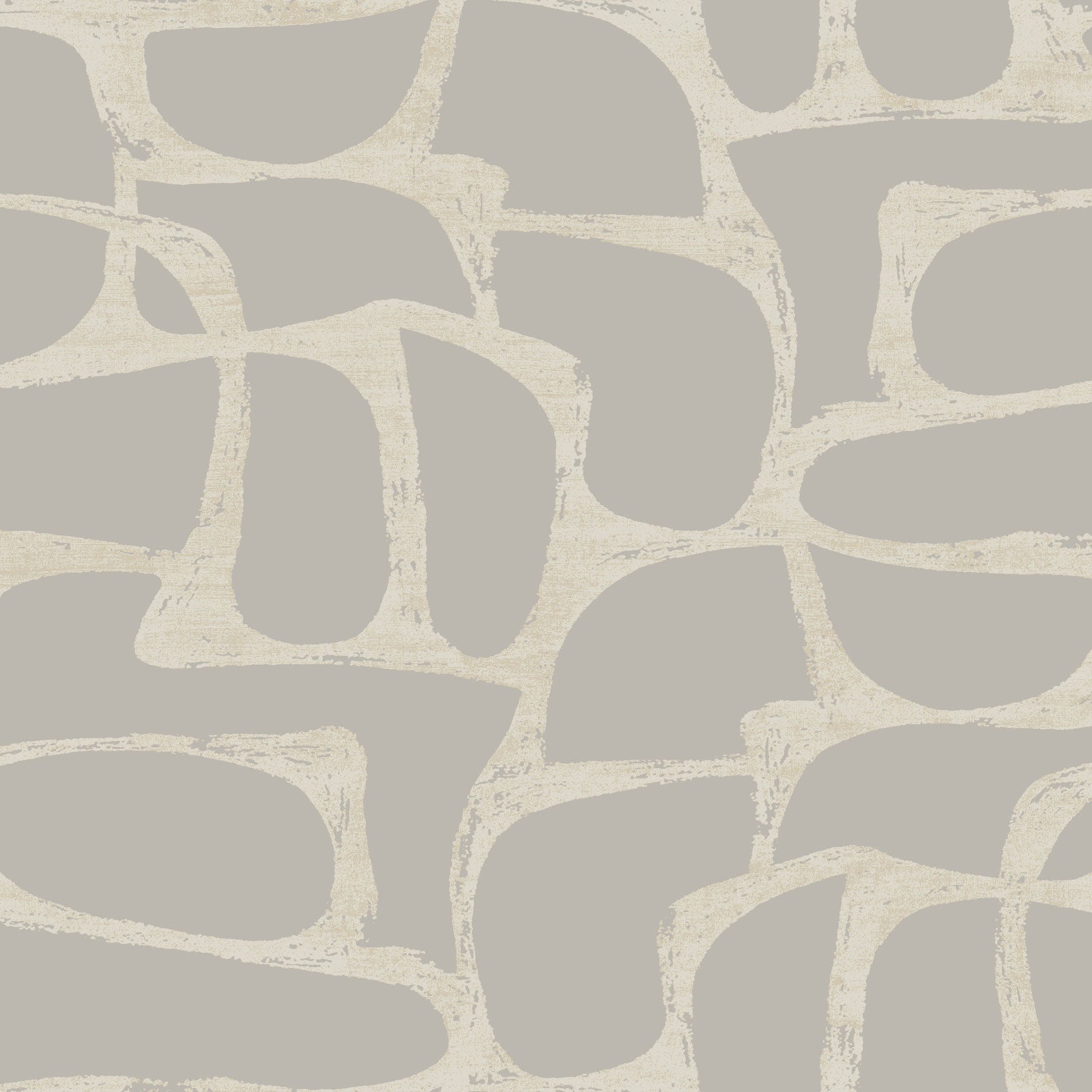 Candice Olson Craftsman Geometric Taupe Decadence Wallpaper by York Wallcoverings