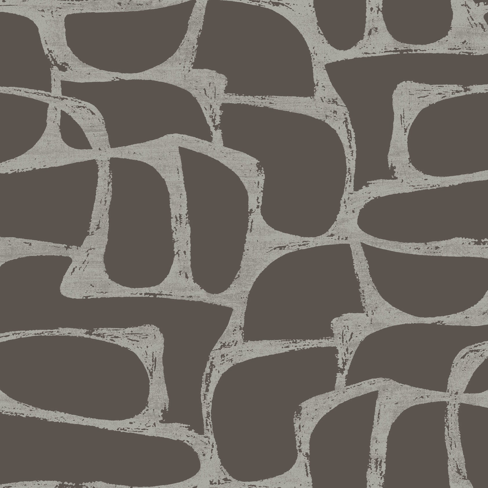 Candice Olson Craftsman Geometric Mocha Decadence Wallpaper by York Wallcoverings