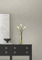 Candice Olson Flowing Dark Taupe Decadence Wallpaper by York Wallcoverings