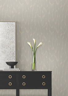 Candice Olson Flowing Dark Taupe Decadence Wallpaper by York Wallcoverings
