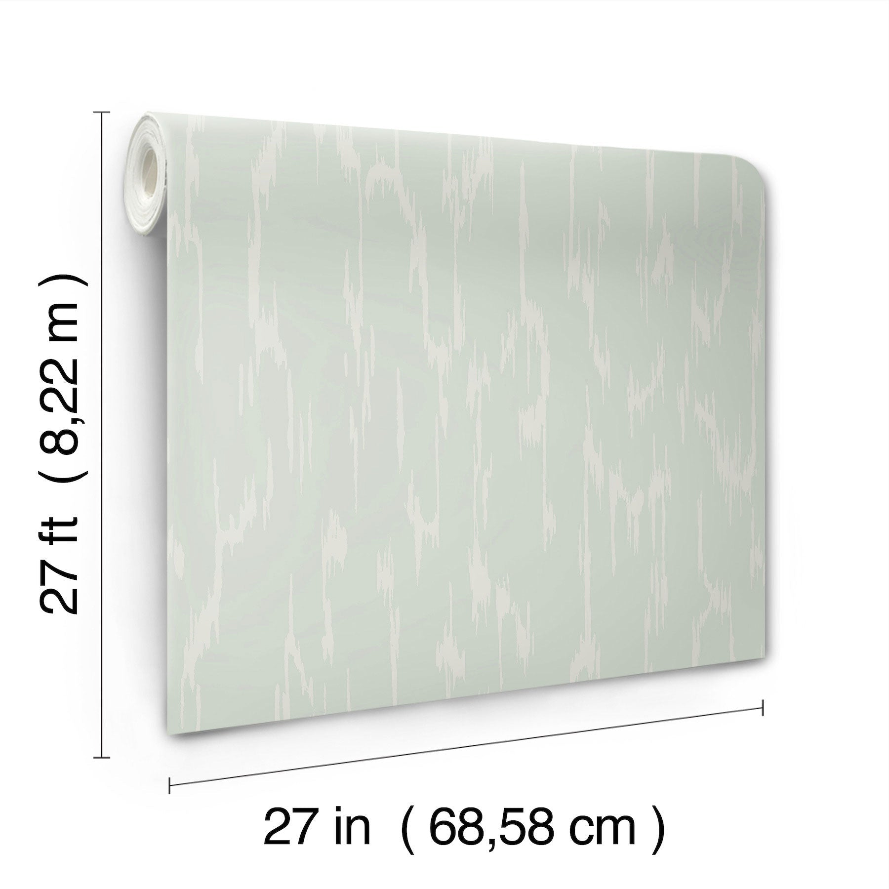 Candice Olson Flowing Ether Blue Decadence Wallpaper by York Wallcoverings