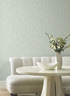 Candice Olson Flowing Ether Blue Decadence Wallpaper by York Wallcoverings