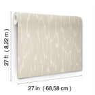 Candice Olson Flowing Taupe Decadence Wallpaper by York Wallcoverings