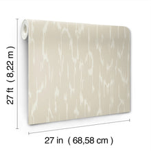 Candice Olson Flowing Taupe Decadence Wallpaper by York Wallcoverings