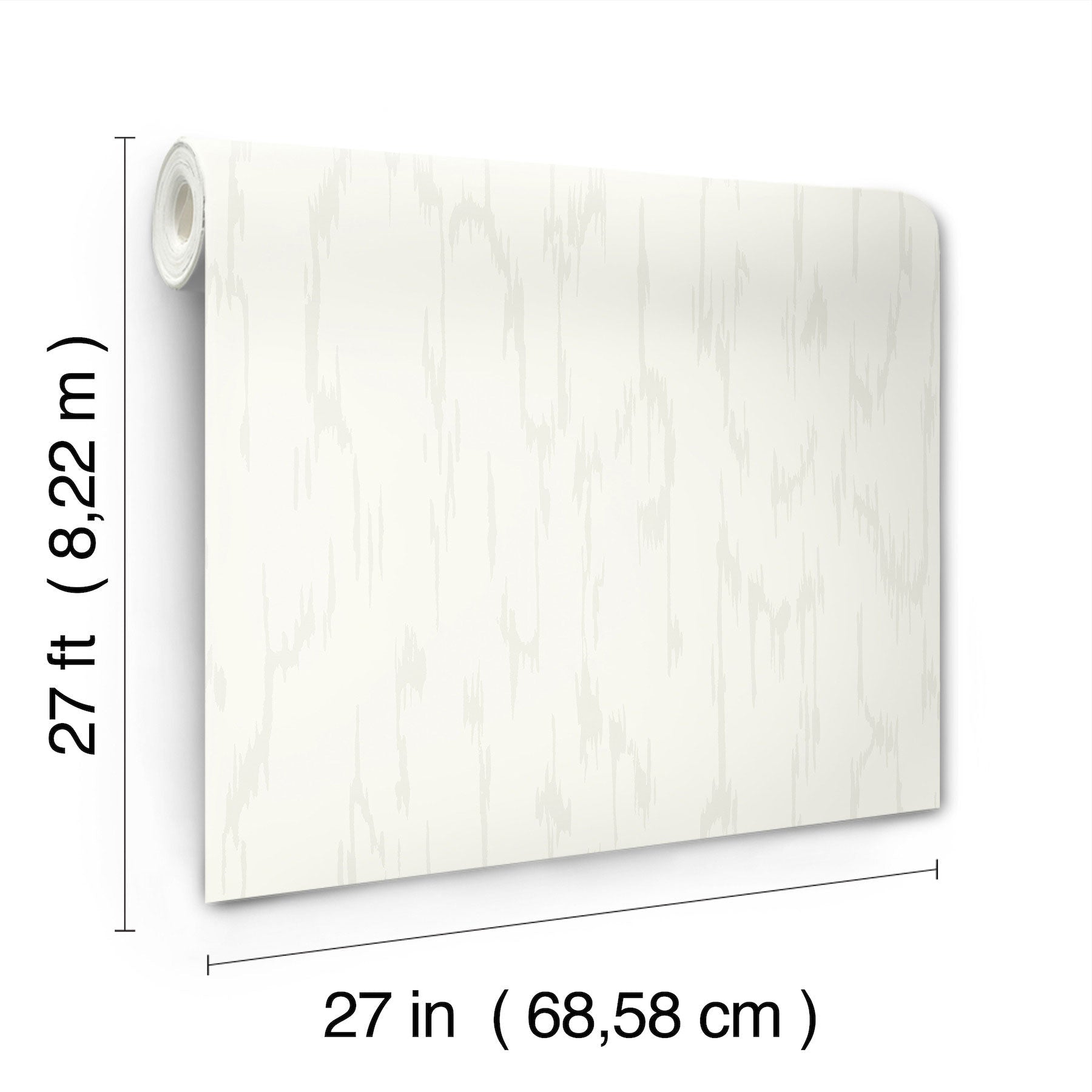 Candice Olson Flowing White Decadence Wallpaper by York Wallcoverings