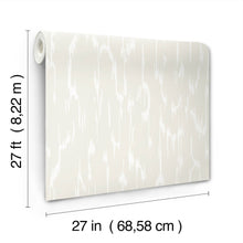Candice Olson Flowing Pearl Decadence Wallpaper by York Wallcoverings