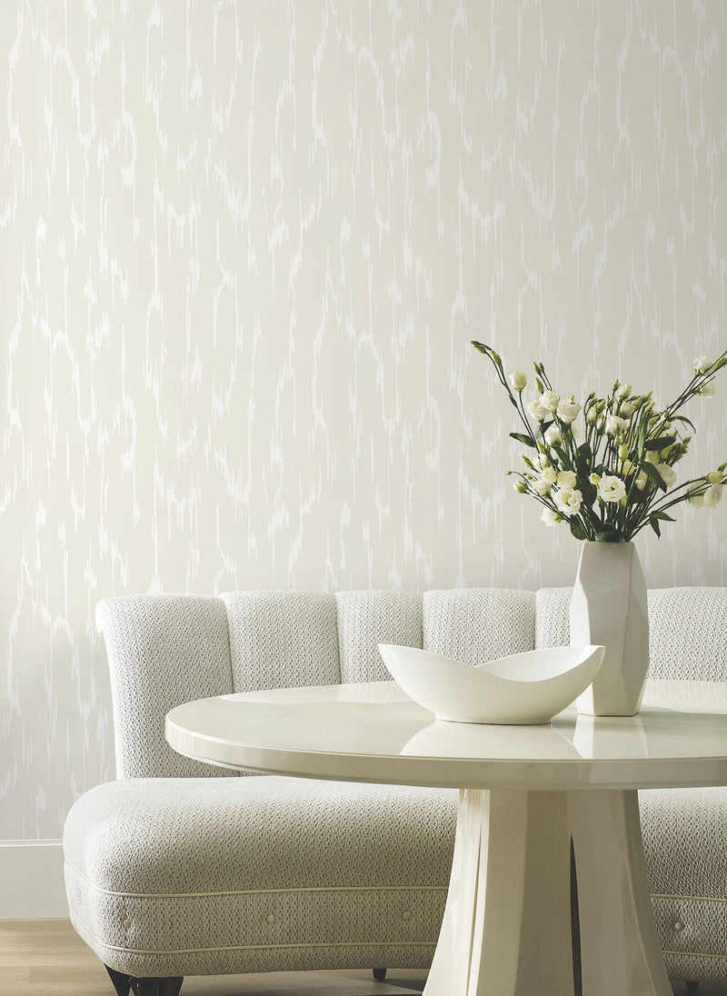 Candice Olson Flowing Pearl Decadence Wallpaper by York Wallcoverings