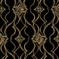 Candice Olson Pirouette Black & Gold Decadence Wallpaper by York Wallcoverings