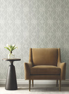 Candice Olson Pirouette Grey Decadence Wallpaper by York Wallcoverings