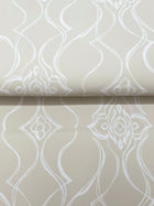 Candice Olson Pirouette Beige Decadence Wallpaper by York Wallcoverings