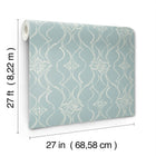 Candice Olson Pirouette Spa Decadence Wallpaper by York Wallcoverings