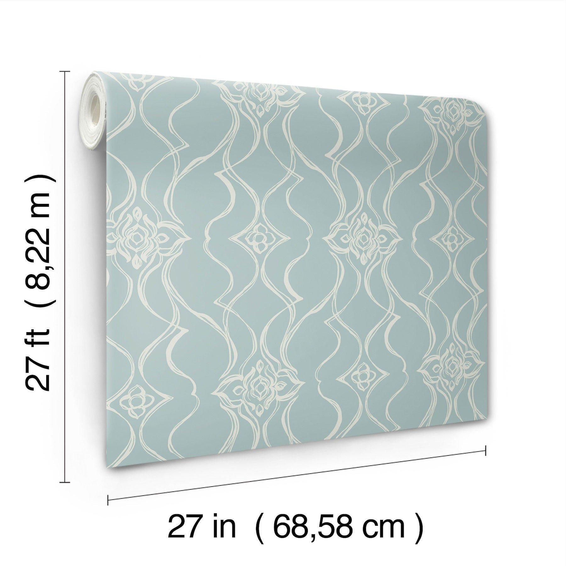 Candice Olson Pirouette Spa Decadence Wallpaper by York Wallcoverings